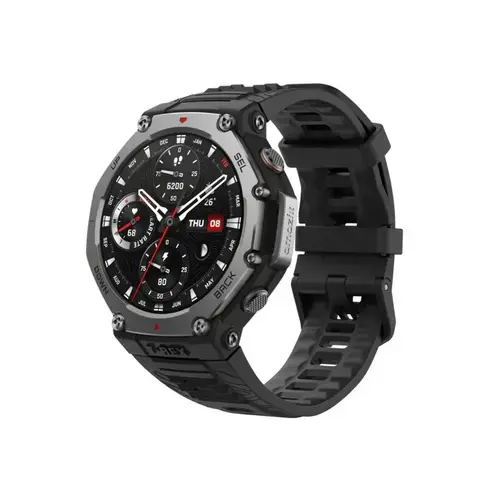 Smartwatch Amazfit T-Rex 3, Ecran AMOLED 1.5inch, Android/iOS, 10 ATM, NFC, GPS, 170+ Moduri antrenament (Negru)