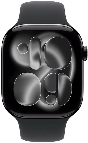 Smartwatch Apple - Watch S11 GPS, 42 mm, M/L, Jet Black Aluminium/Black
