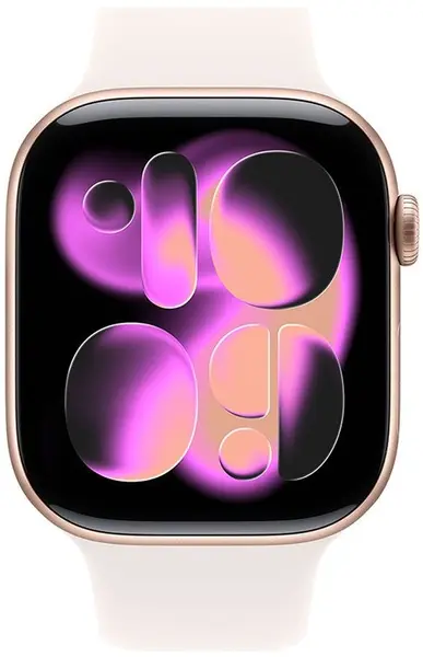 Smartwatch Apple - Watch S11 GPS, 42 mm, S/M, Rose Gold Aluminium/Light Blush