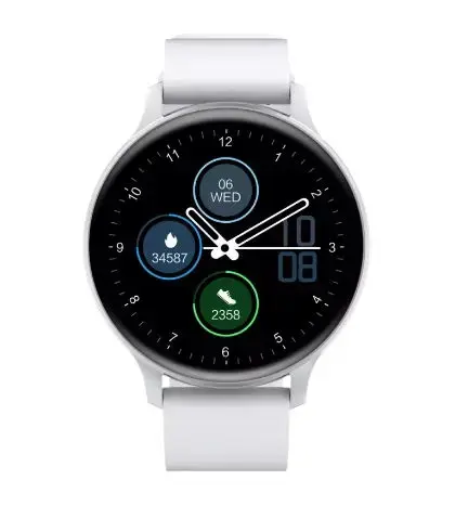 Smartwatch Canyon Badian SW-68, Display TFT 1.28inch, Bluetooth, Waterproof IP68, Android/iOS (Argintiu/Alb)