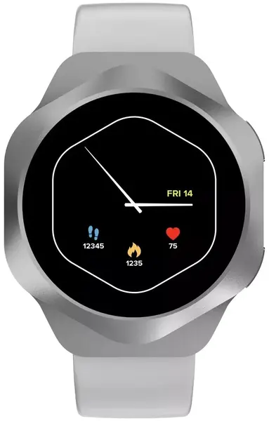 Smartwatch Canyon - Hexagon SW-88, 54 mm, 1.43'', Silver