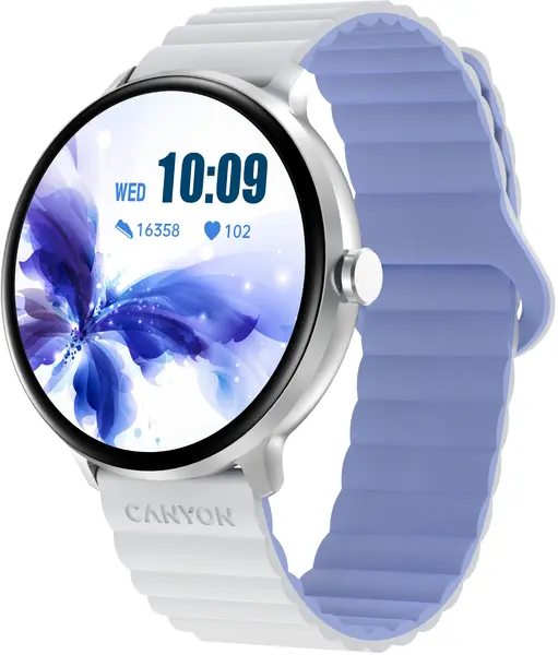 Smartwatch Canyon - Jacky SW-69, 47 mm, 1.3'', White Blue