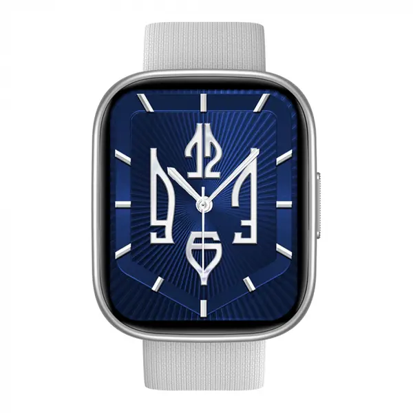 Smartwatch Fitness Wellness Zeblaze GTS 3 Plus, Silver, Display Amoled 2.15 HD, Apel telefonic Hi-Fi Bluetooth, Asistare vocala offline, Moduri sport 100+, Monitorizare sanatate 24 24, IP68, 300mA