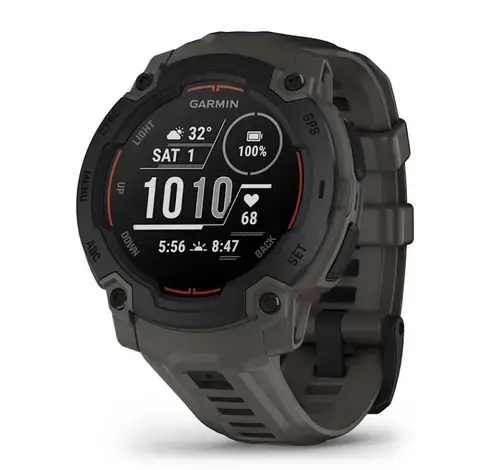 Smartwatch Garmin Instinct E, Ecran 0.9inch, 45 mm, GPS, Bluetooth®, ANT+®, Android/iOS, 10 ATM (Negru)