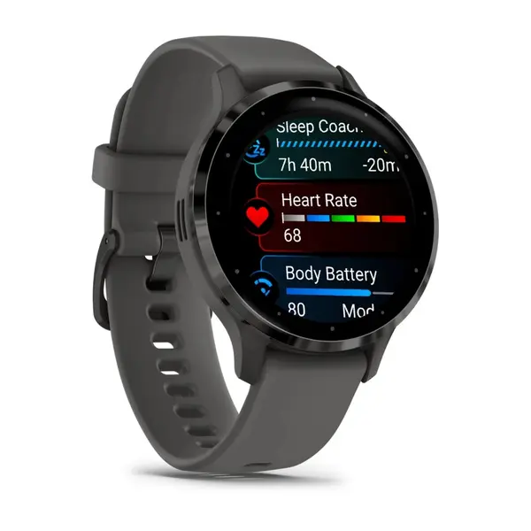 Smartwatch Garmin Venu 3S, Bluetooth, 5 ATM, Pebble Gray Slate
