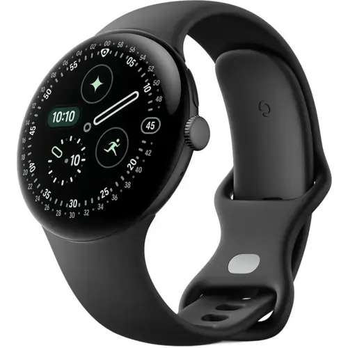 Smartwatch Google Pixel Watch 4, 45mm, Ecran AMOLED 1.4inch, Bluetooth 6, Wi-Fi, GPS, Wear OS, 2GB RAM, 32GB Flash, 5 ATM IP68 (Negru)