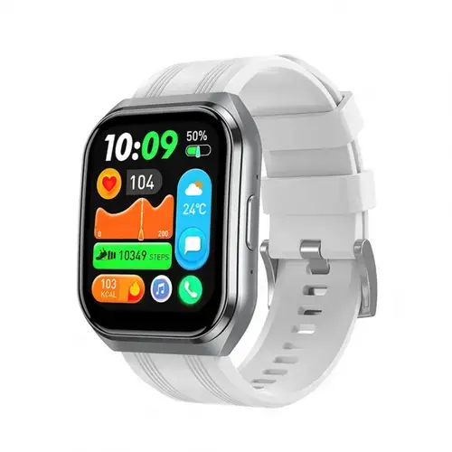 Smartwatch HOCO Y44 Call, Ecran curbat HD 1.83inch, Bluetooth 5.3, Autonomie 20 zile, IP68 (Argintiu)