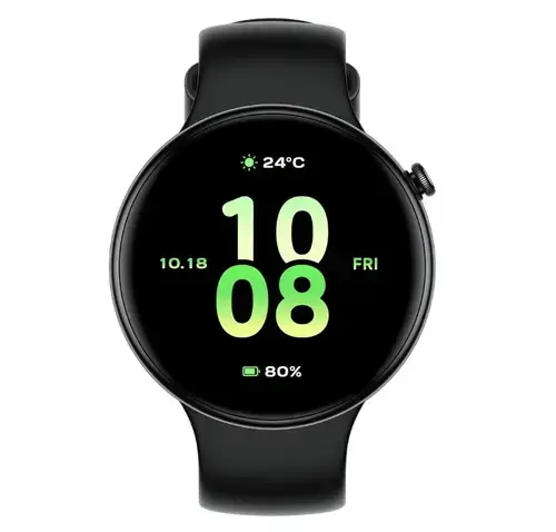 Smartwatch HONOR Watch Fit Active, Ecran AMOLED 1.32inch, Bluetooth, GPS, Autonomie 23 zile, Android/iOS, 5 ATM, IP68 (Negru)