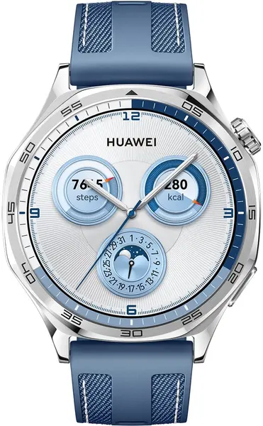 Smartwatch Huawei - Watch GT 5, 1,43'', 46 mm, Silver/Blue Nylon