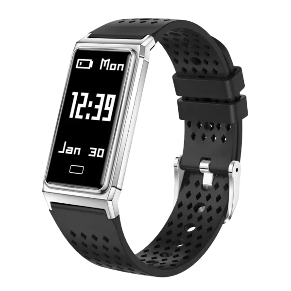 Smartwatch iSEN B11, Gri, 0.96 OLED, Bluetooth 5.3, Monitor Ritm Cardiac, SpO2, HRV, Monitorizare Somn, IPX8