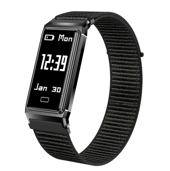 Smartwatch iSEN B11, Negru, 0.96 OLED, Bluetooth 5.3, Monitor Ritm Cardiac, SpO2, HRV, Monitorizare Somn, IPX8