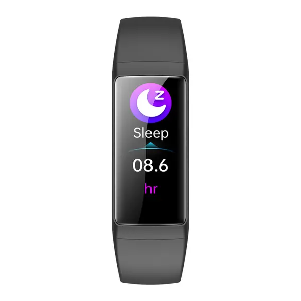 Smartwatch iSEN BK05, Negru, Silicon, 0.96 Rezolutie Inalta, Bluetooth 5.2, Glicemie Oxigen Tensiune, Ritm Cardiac, Temperatura Corporala, Mod Multi-sport, 10 Zile Standby