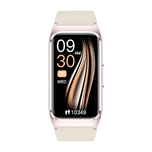 Smartwatch iSEN TK75 Alb, Silicon, 1.47 HD, Ritm Cardiac, Oxigen in Sange, Tensiune, Glicemie, Acid Uric, Lipide, Urmarire Somn, Moduri Sport, Apel Bluetooth, Control Muzica, Vreme, 250mAh