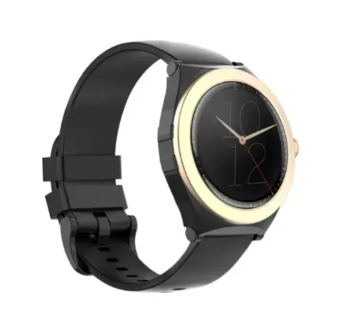 Smartwatch Maxcom FW76 GAL, Ecran AMOLED 1.19inch, Autonomie pana la 10 zile, Pedometru, Notificare SMS, 70+ moduri sportive, IP67 (Negru)