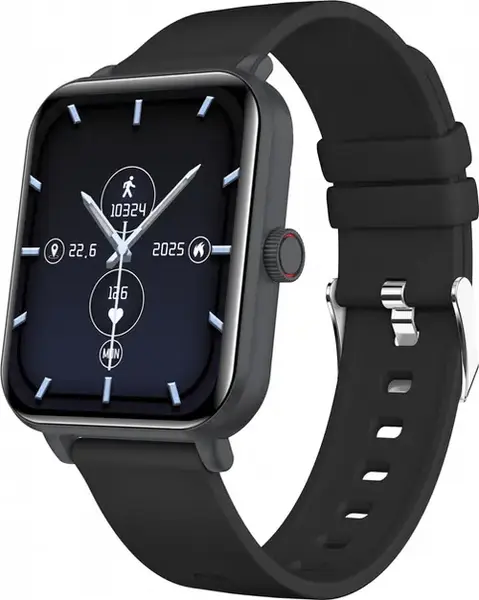 Smartwatch myPhone Watch Classic 2, Bluetooth, Pulsoximetru, Presiunea sangelui, IP65 (Argintiu)