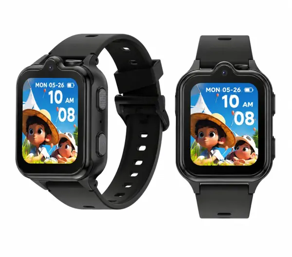 Smartwatch pentru Copii DOOGEE Anyscene S3, Negru, 4G LTE, Apel Video, GPS + WiFi + LBS, 1.72 LCD, 2GB RAM, 16GB, Camera Duala 2MP + 5MP, IP68, 900mAh, Nano SIM