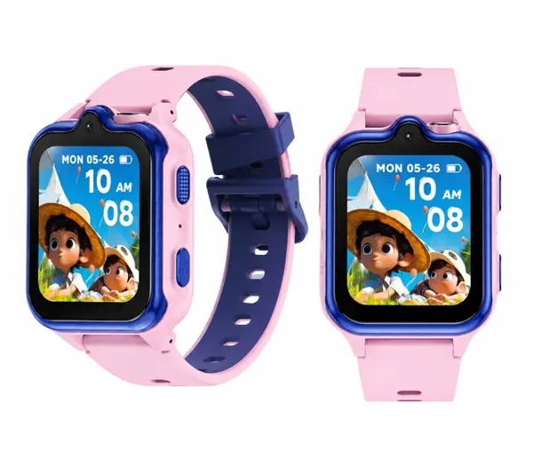 Smartwatch pentru Copii DOOGEE Anyscene S3, Roz, 4G LTE, Apel Video, GPS + WiFi + LBS, 1.72 LCD, 2GB RAM, 16GB, Camera Duala 2MP + 5MP, IP68, 900mAh, Nano SIM