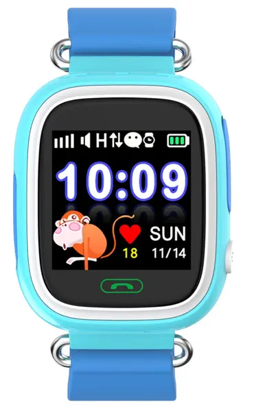 Smartwatch pentru copii Xmart - KW03G, 31mm, 1,22", albastru