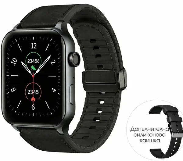 Smartwatch Riversong - Motive 9E, 2.01'', Black Velour