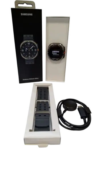Smartwatch Samsung Galaxy Watch Ultra (2025), 47mm, LTE, Ecran AMOLED 1.5inch, Bluetooth, Wi-Fi, NFC, 2GB RAM, 64GB Flash, Wear OS, 10 ATM (Argintiu)