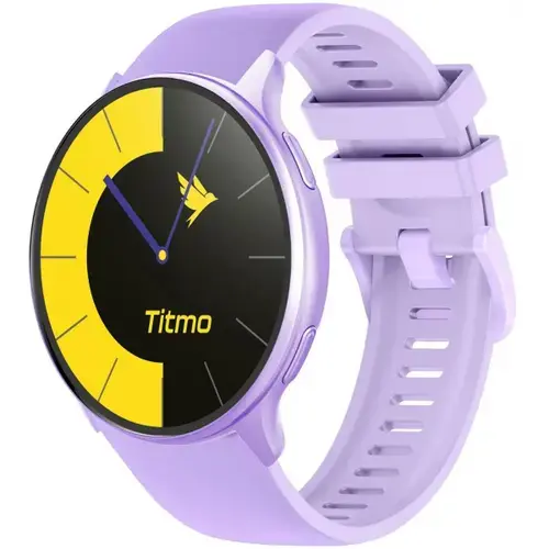 Smartwatch Titmo O-200 Call, Ecran AMOLED, Bluetooth, GPS, Autonomie pana la 7-10 zile, Android/iOS, IP68 (Mov)
