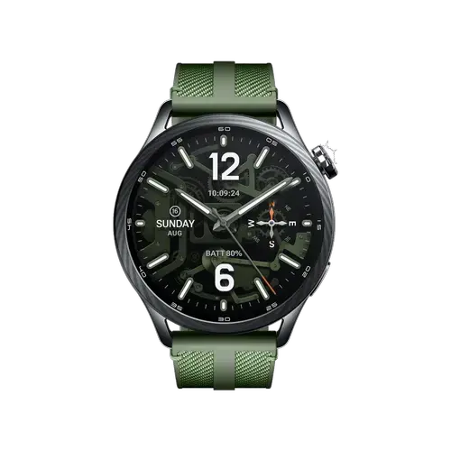 Smartwatch Xiaomi Watch S5, 46mm, Ecran AMOLED 1.48inch, Bluetooth, GPS, 5 ATM, Autonomie 21 de zile (Verde)