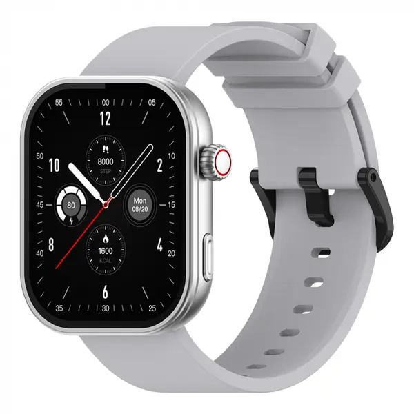 Smartwatch Zeblaze Btalk Plus, Silver, 2.03 HD, Apel telefonic bluetooth, Asistare vocala, Moduri sport 100+, Monitorizare sanatate 24 24, Jocuri, IP68, 280mAh