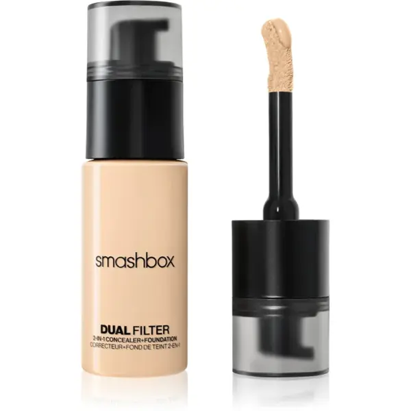 Smashbox DUAL-FILTER 2-in-1 Concealer + Foundation make-up si corector culoare Fair 3 Warm 23.6 ml