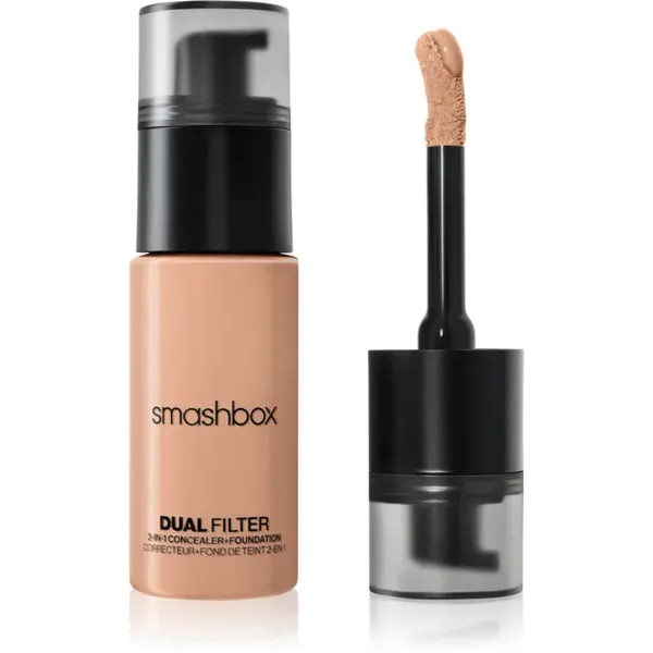 Smashbox DUAL-FILTER 2-in-1 Concealer + Foundation make-up si corector culoare Light Medium 12 Cool 23.6 ml