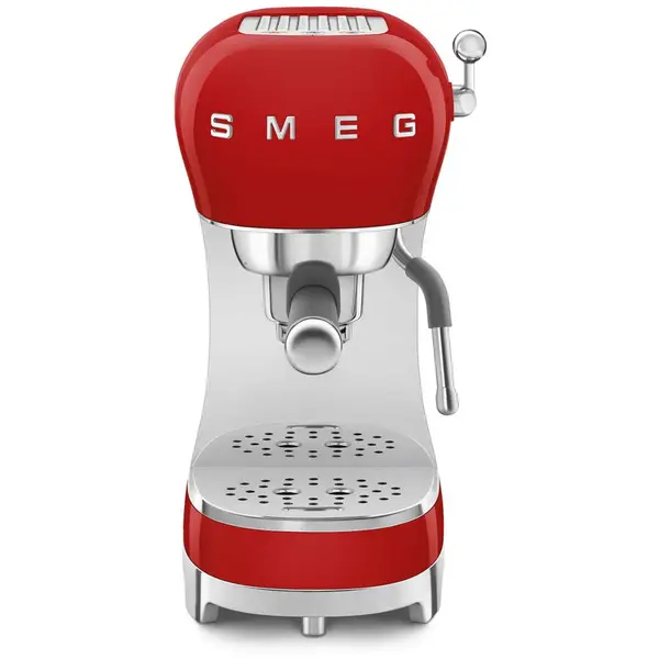 Smeg Espressor manual Smeg ECF02RDEU, 1350 W, 15 bar, 1.1 L, 3 setari temperatura, Rosu