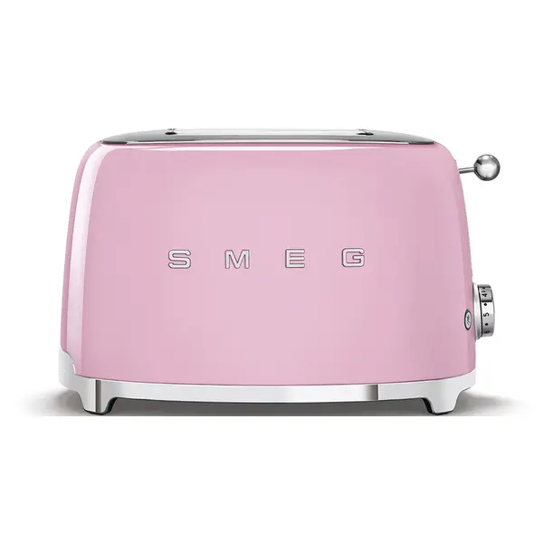 Smeg Prajitor de paine Smeg TSF01PKEU, 950W, 6 trepte, Roz