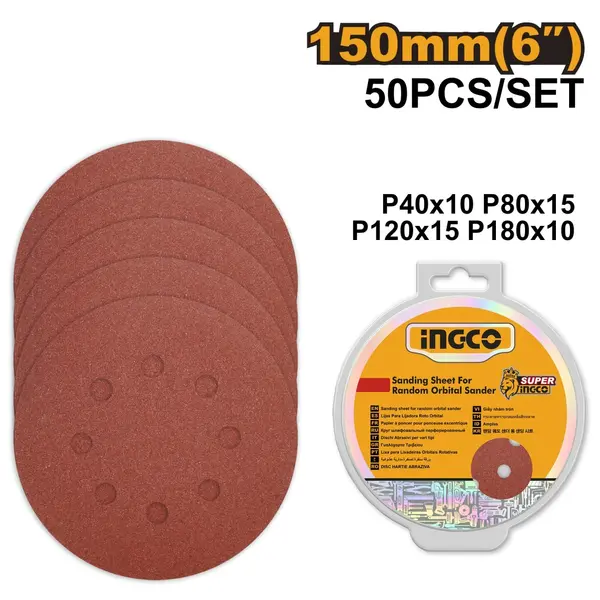 Smirghel 150mm Set 50buc