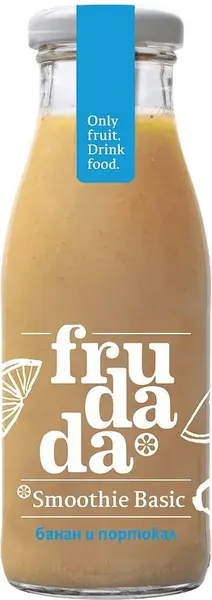 Smoothie, banană și portocală, 250 ml, Frudada