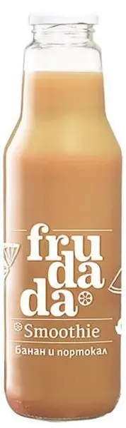 Smoothie, banană și portocală, 750 ml, Frudada