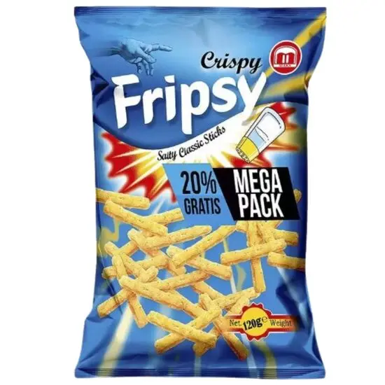 Snacksuri Fripsy cu aroma de sare 120g Engros