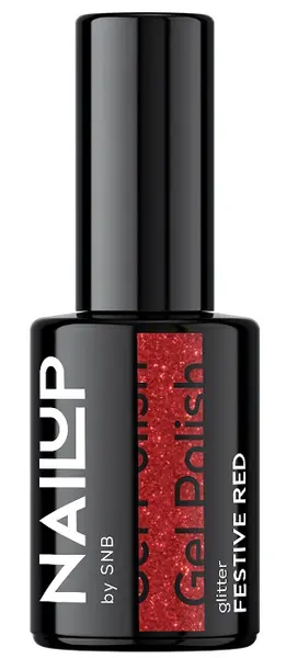 SNB Professional NailUP Oja cu gel, Roșu festiv, 6 ml