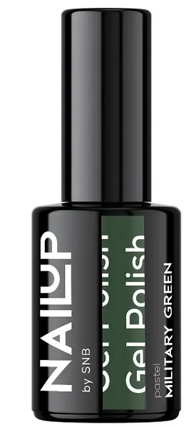 SNB Professional NailUP Oja cu gel, Verde militar, 6 ml