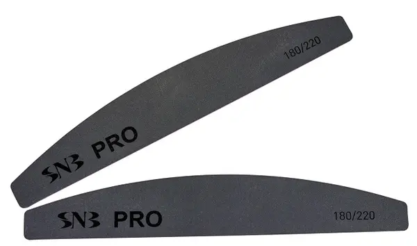 SNB Professional Pilă subțire pentru unghii, punte de unghii , 180-220 grit, sustenabil