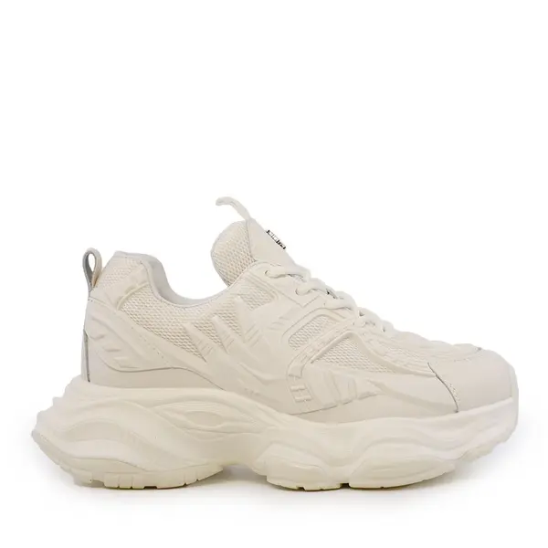 Sneaker femei Enzo Bertini bej din piele și textil 3861DP281BE