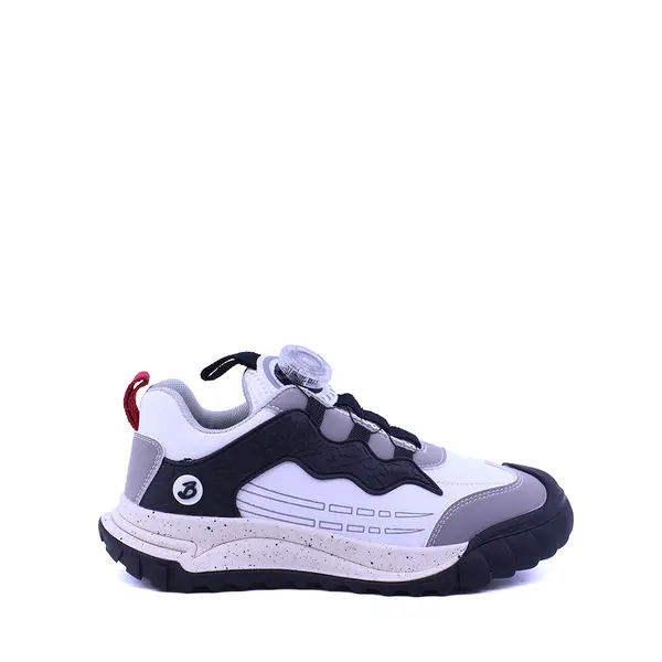 Sneakers baieți Benvenuti albi din piele 3790MP007A