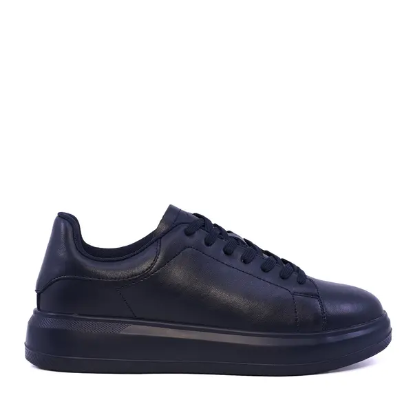 Sneakers bărbați Benvenuti negri din piele 1532BP1110N