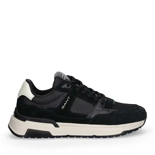 Sneakers bărbați Gant Jeuton negri din piele întoarsă și textil 1740BP633015VN