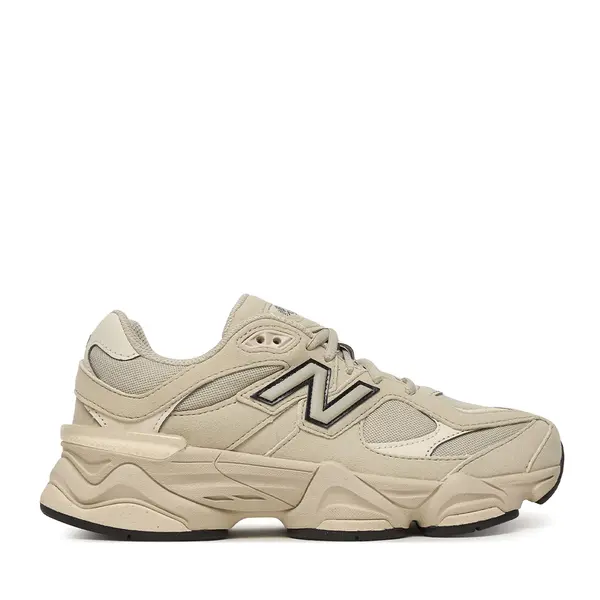Sneakers bărbați New Balance 9060 bej din piele și textil 2871BPS906078TBE
