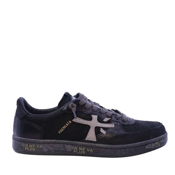 Sneakers bărbați Premiata BSKT Clay bleumarin din piele 1692BP8439N