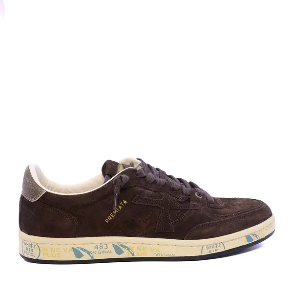 Sneakers bărbați Premiata BSKT Clay maro din piele întoarsă 1692BP8446VM