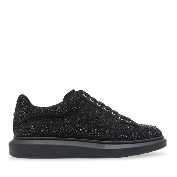 Sneakers bărbați Steve Madden Icebox negri cu ștrasuri 1470bpiceboxn