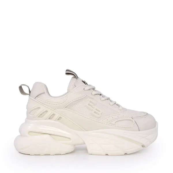 Sneakers chunky Enzo Bertini bej din piele și textil 3860dp191be