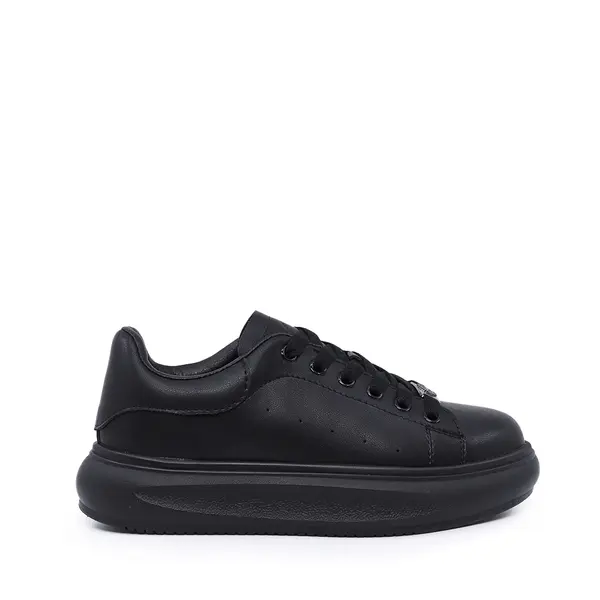 Sneakers copii Benvenuti negri din piele 3791mp319n