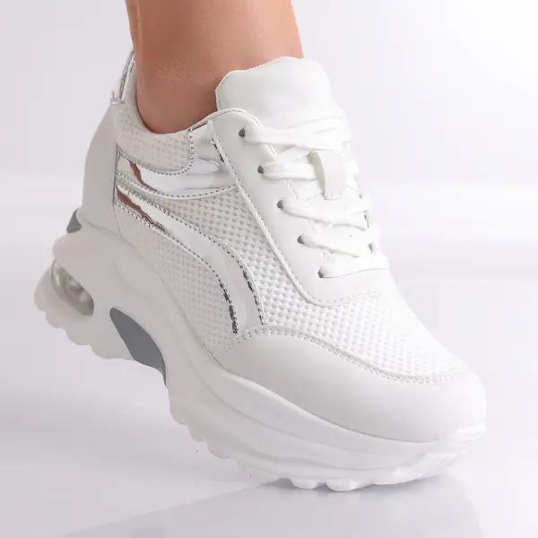 Sneakers dama cu platforma Albi din Textil Darlin