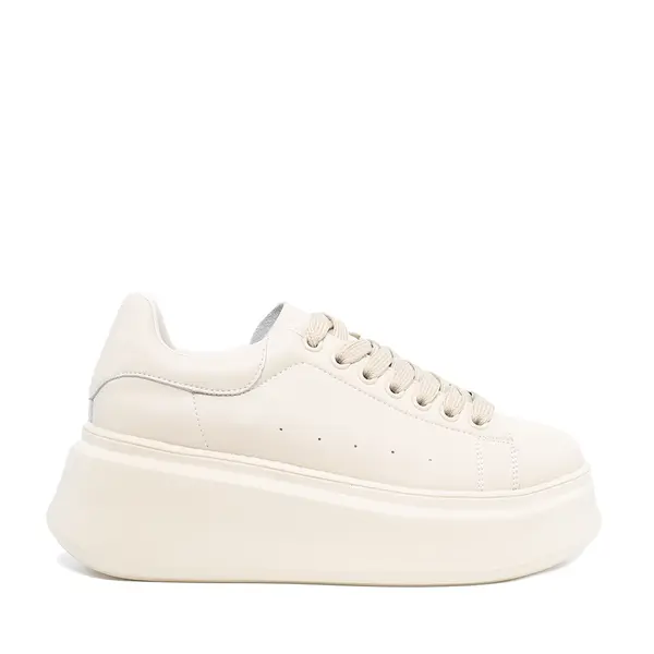 Sneakers femei Benvenuti bej din piele 3741dp002be